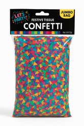 Festive Green Multicolour Tissue Confetti - 5 oz